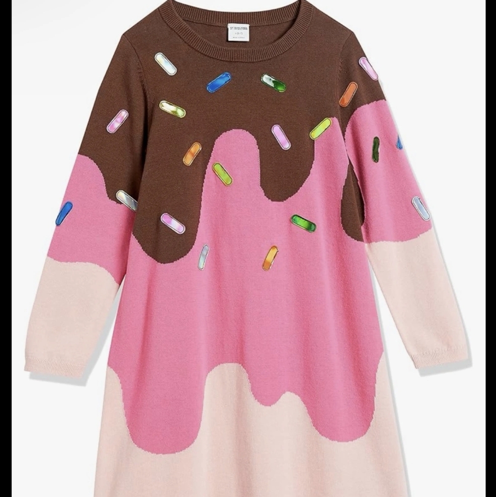 Spotted Zebra Ice cream swing dress